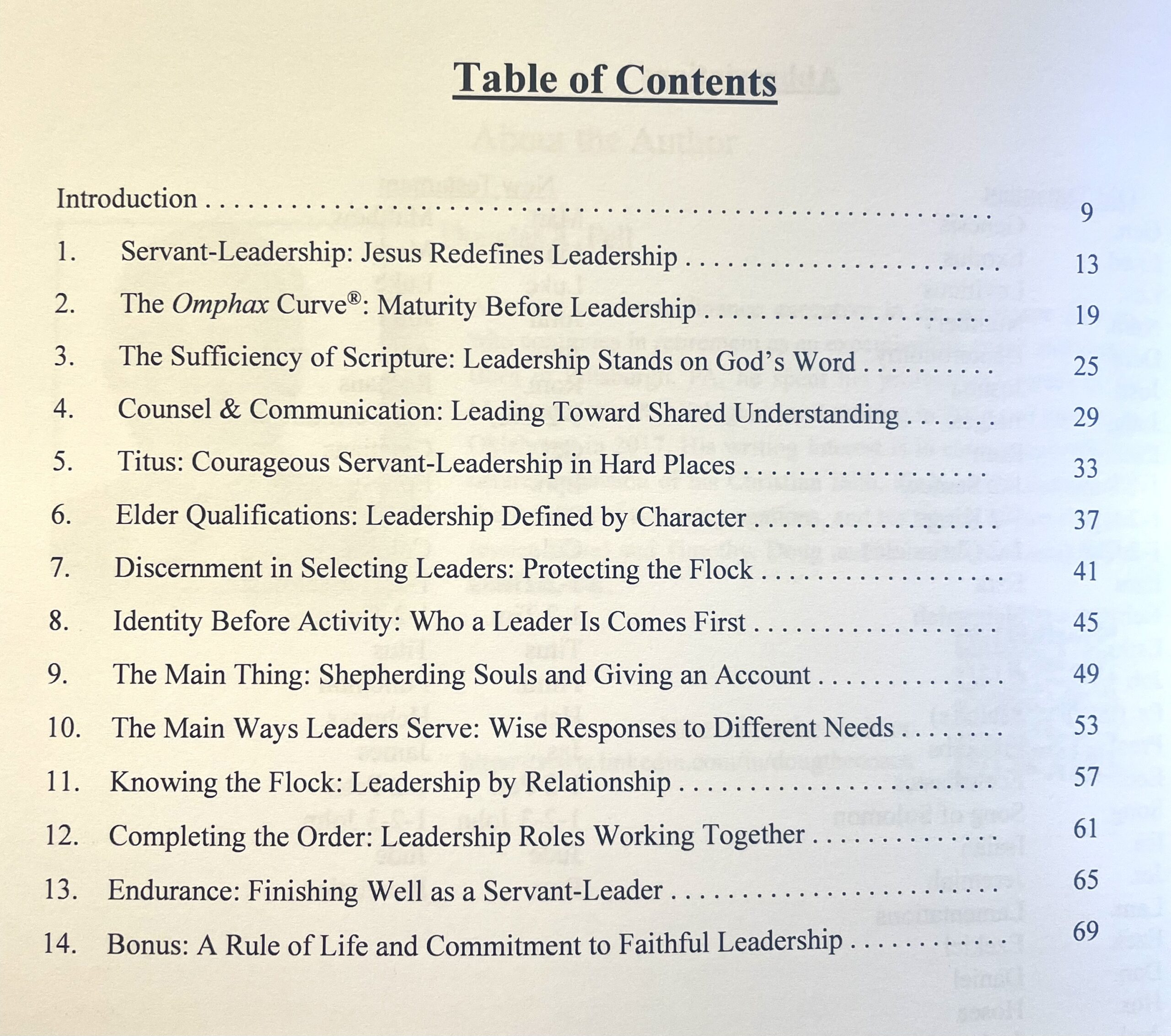 Biblical Leadership From Servant To Shepherd - Student Workbook - Image 2